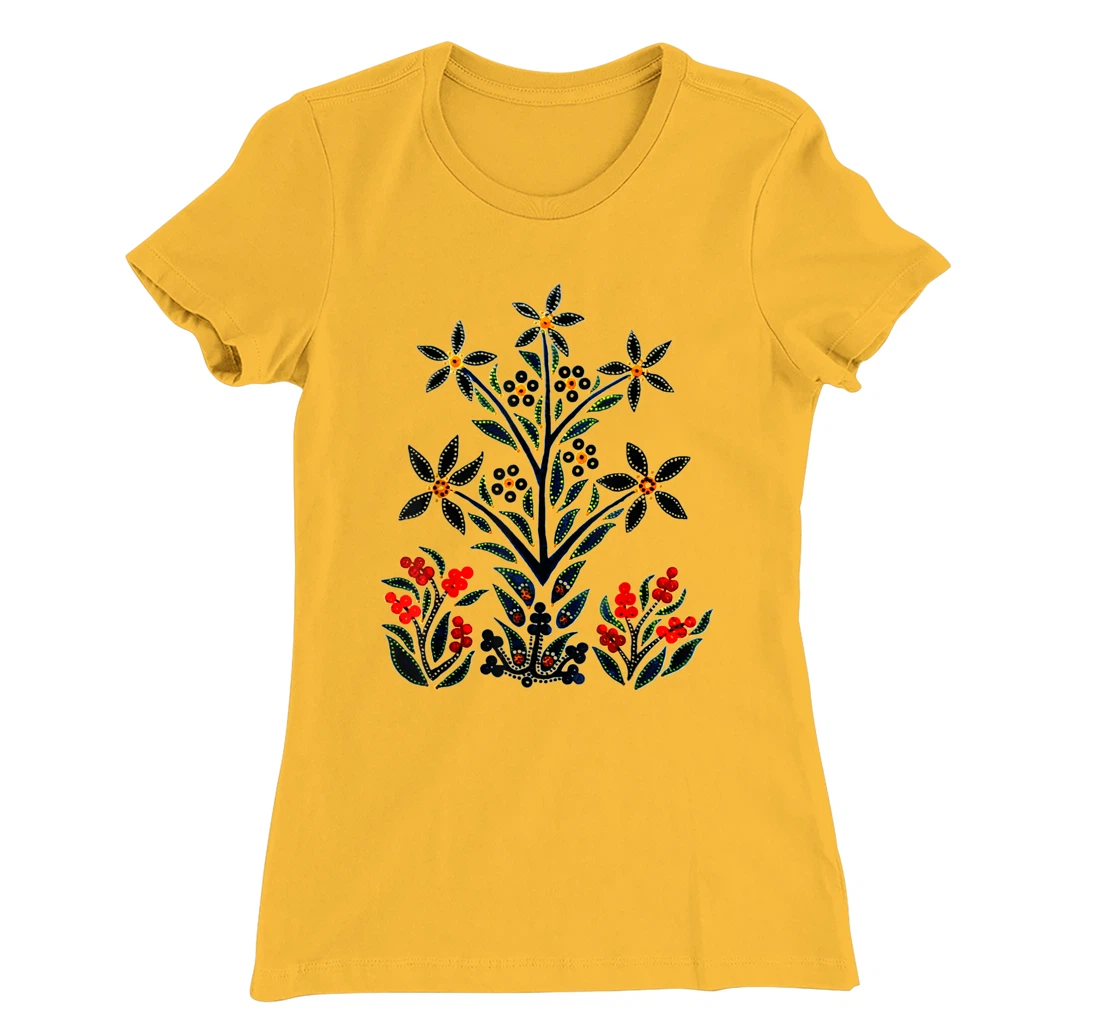 Womens Beautiful Slavic Flower in Springtime T-Shirt, Women T-Shirt