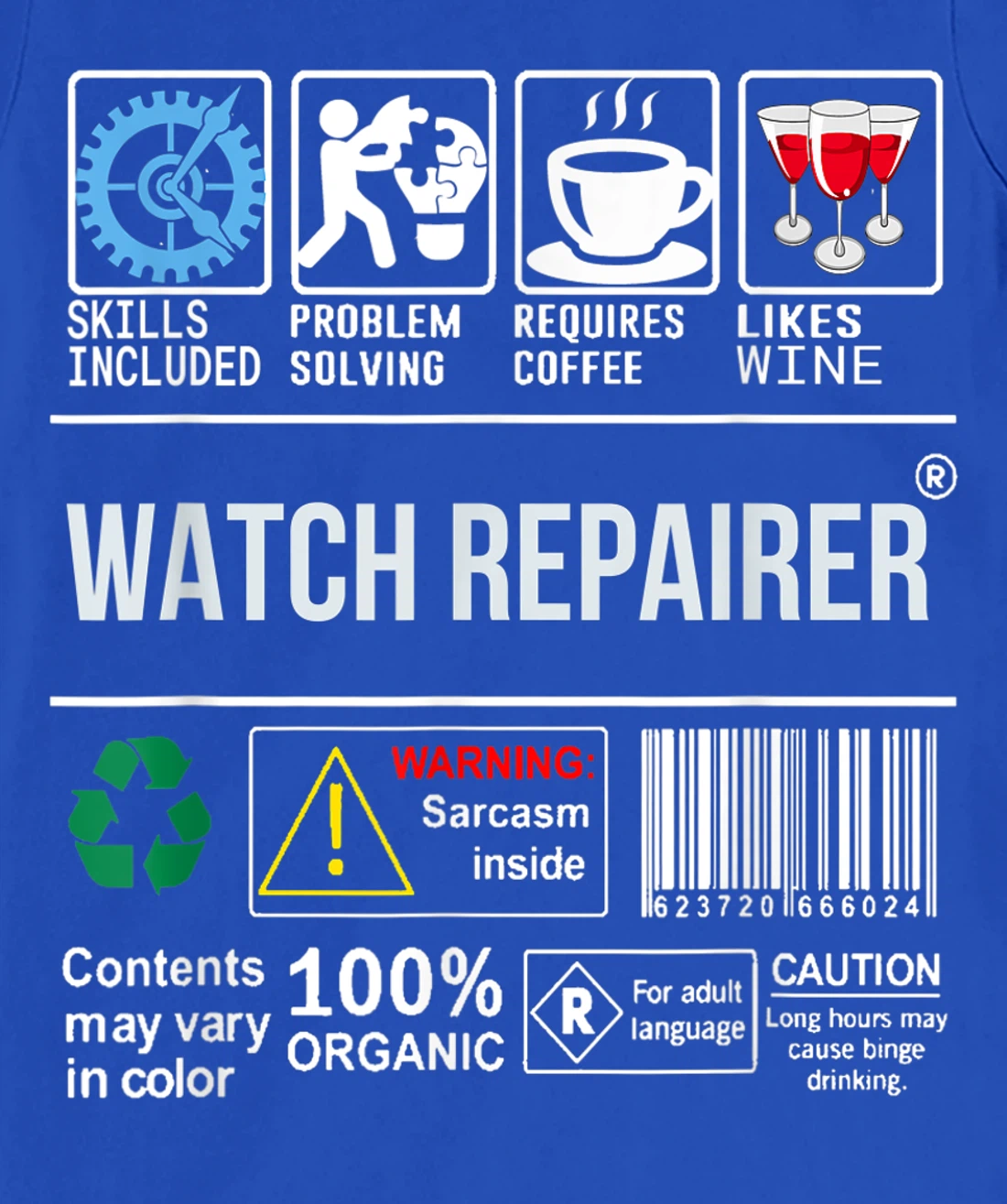Watch Repairer Skills Included Problem Solving T-Shirt, Women T-Shirt