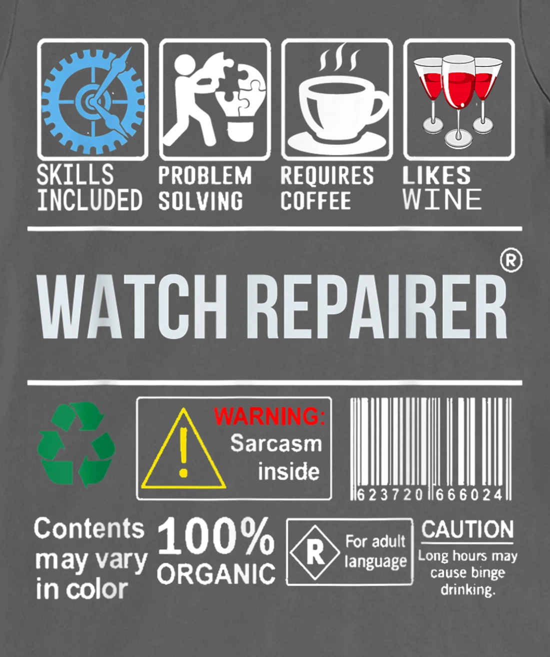 Watch Repairer Skills Included Problem Solving T-Shirt, Women T-Shirt
