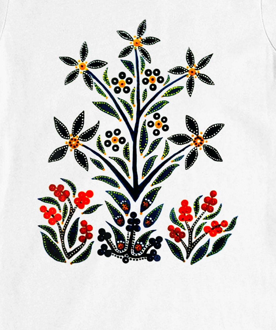 Womens Beautiful Slavic Flower in Springtime T-Shirt, Women T-Shirt