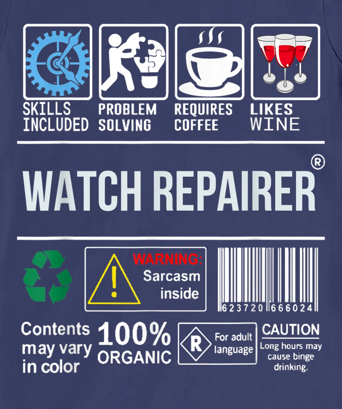 Watch Repairer Skills Included Problem Solving T-Shirt, Women T-Shirt