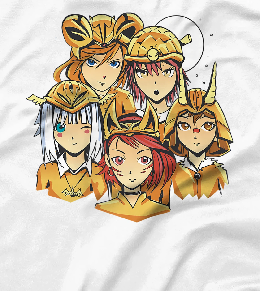 Womens Mythical Otaku Team Fabulous Anime Squad Aesthetic Art T-Shirt, Kid T-Shirt and Women T-Shirt