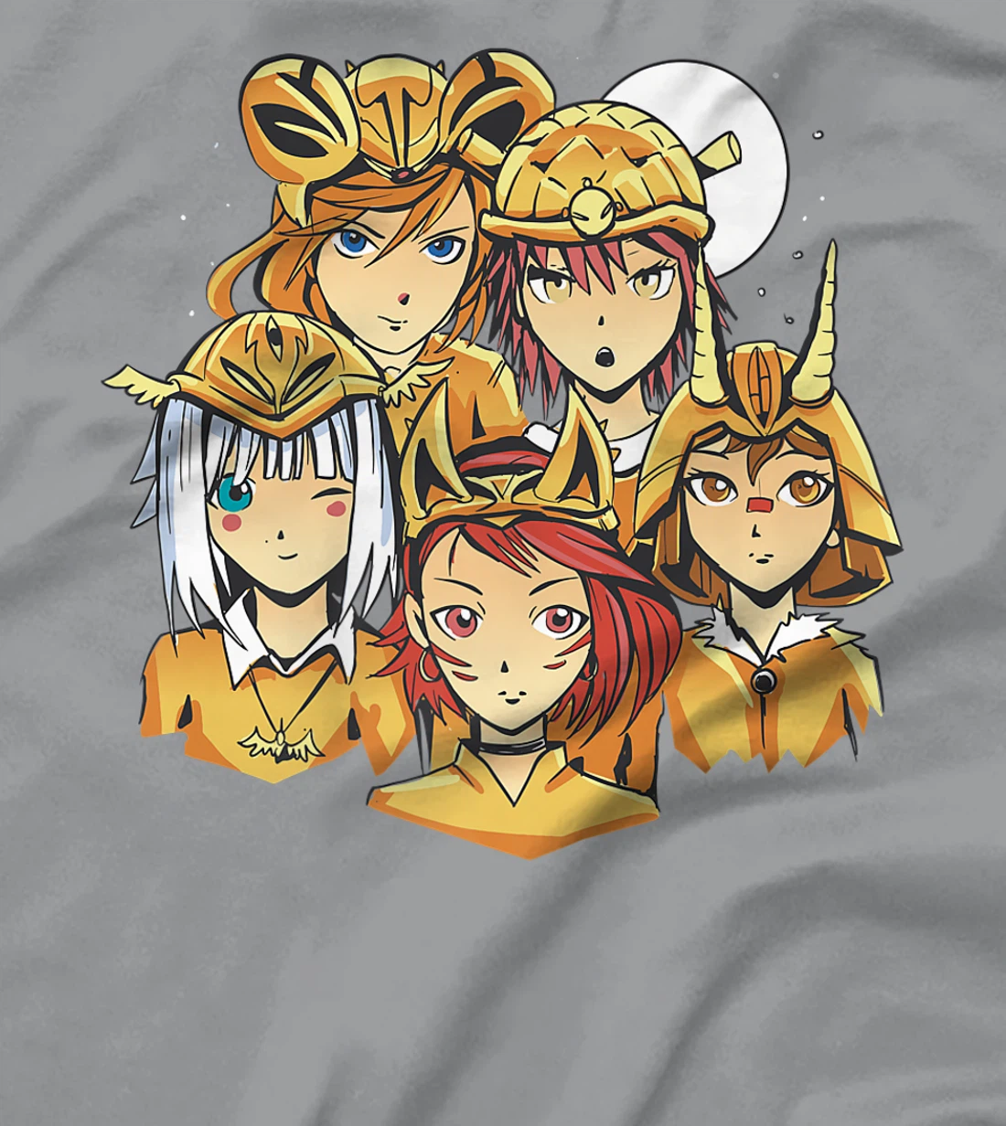 Womens Mythical Otaku Team Fabulous Anime Squad Aesthetic Art T-Shirt, Kid T-Shirt and Women T-Shirt