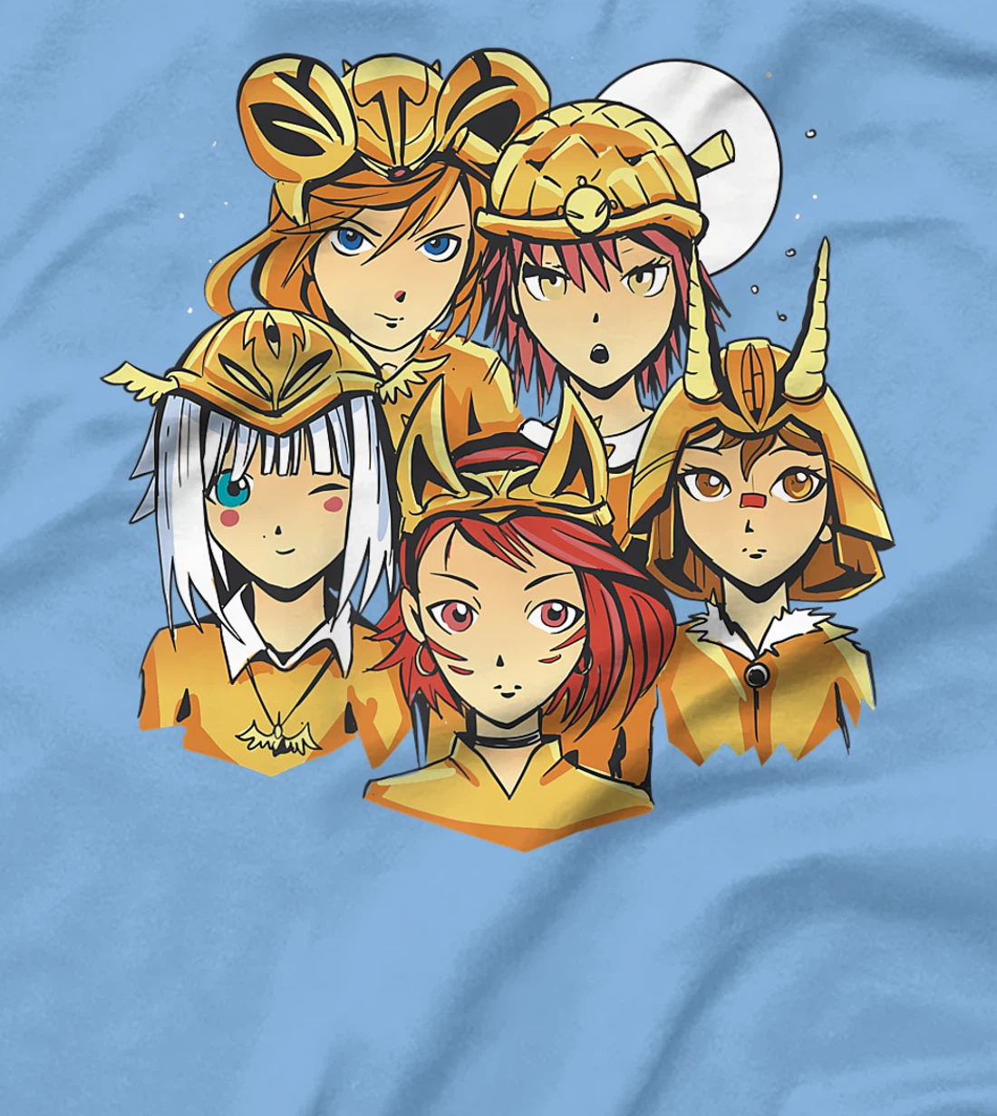 Womens Mythical Otaku Team Fabulous Anime Squad Aesthetic Art T-Shirt, Kid T-Shirt and Women T-Shirt