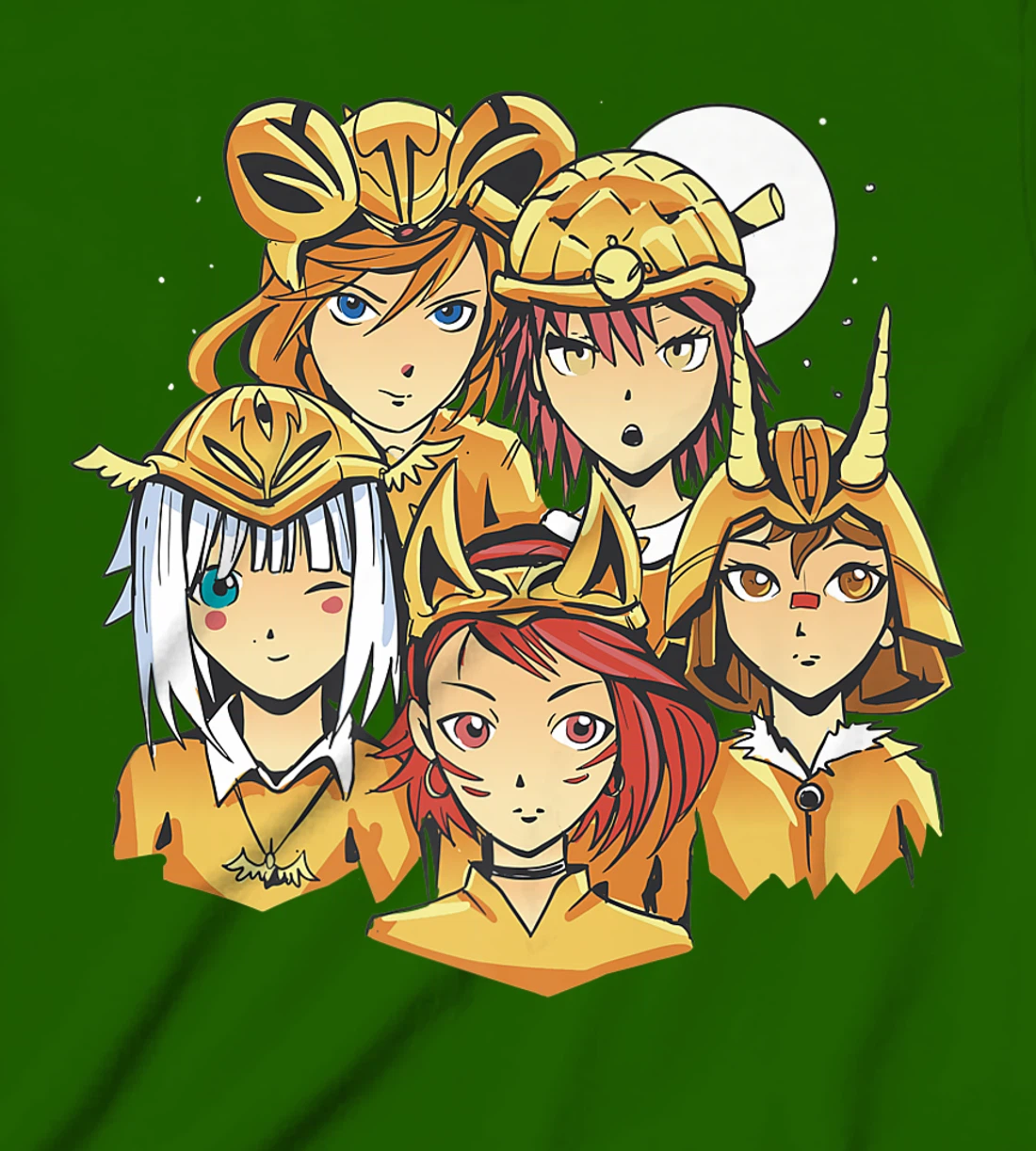 Womens Mythical Otaku Team Fabulous Anime Squad Aesthetic Art T-Shirt, Kid T-Shirt and Women T-Shirt