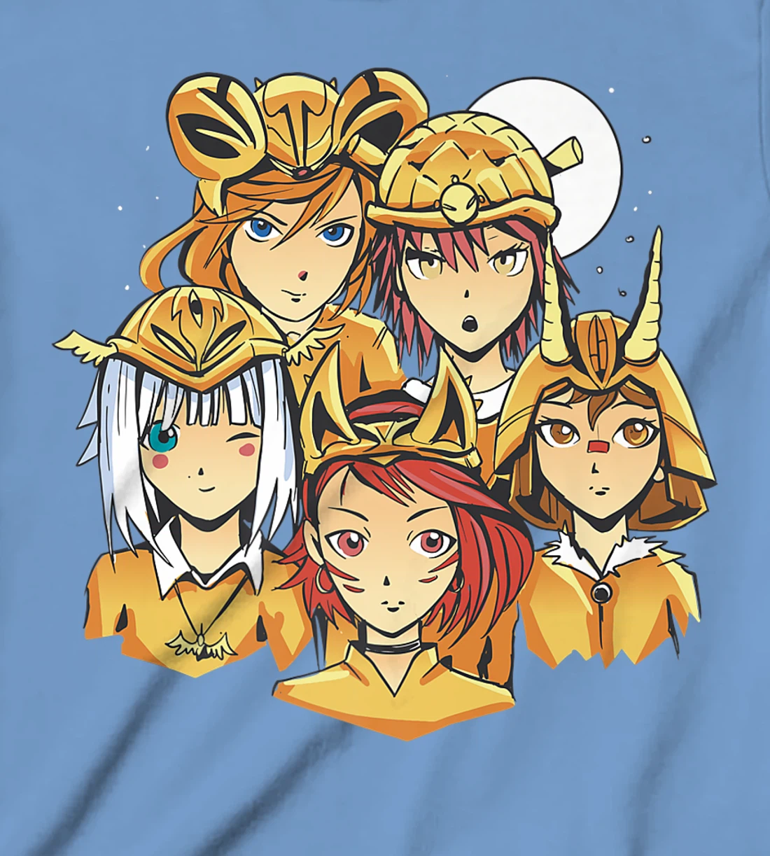 Womens Mythical Otaku Team Fabulous Anime Squad Aesthetic Art T-Shirt, Kid T-Shirt and Women T-Shirt