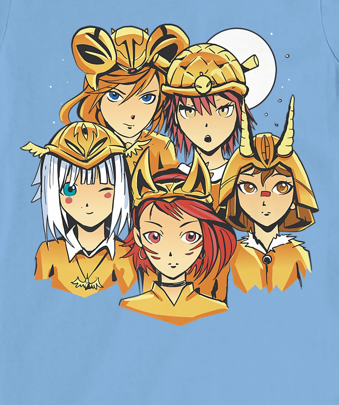 Womens Mythical Otaku Team Fabulous Anime Squad Aesthetic Art T-Shirt, Kid T-Shirt and Women T-Shirt