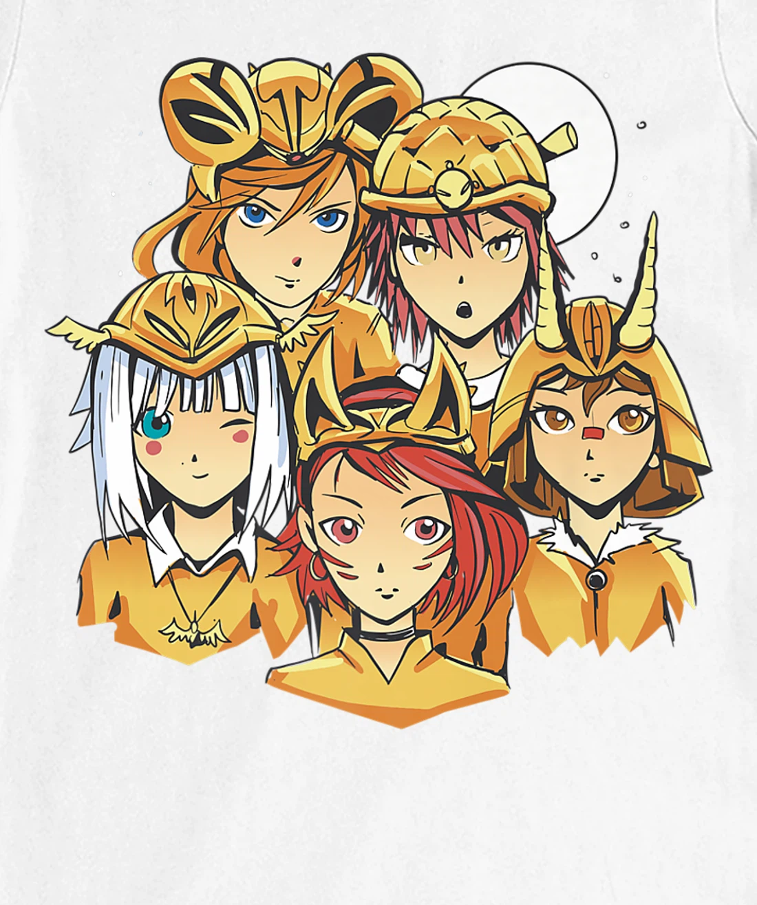 Womens Mythical Otaku Team Fabulous Anime Squad Aesthetic Art T-Shirt, Kid T-Shirt and Women T-Shirt