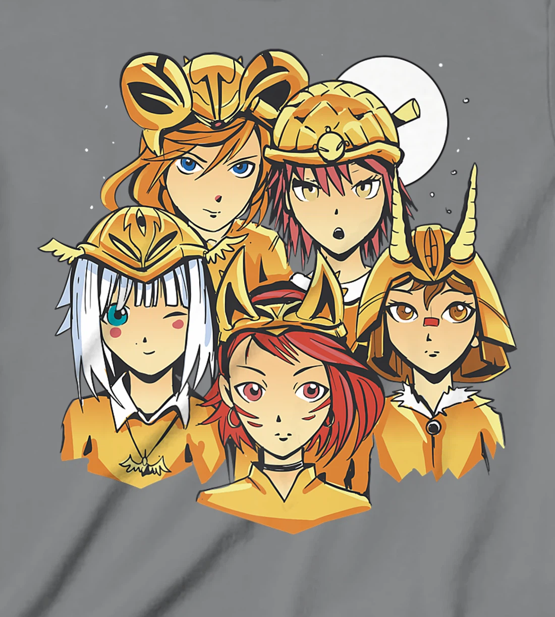 Womens Mythical Otaku Team Fabulous Anime Squad Aesthetic Art T-Shirt, Kid T-Shirt and Women T-Shirt