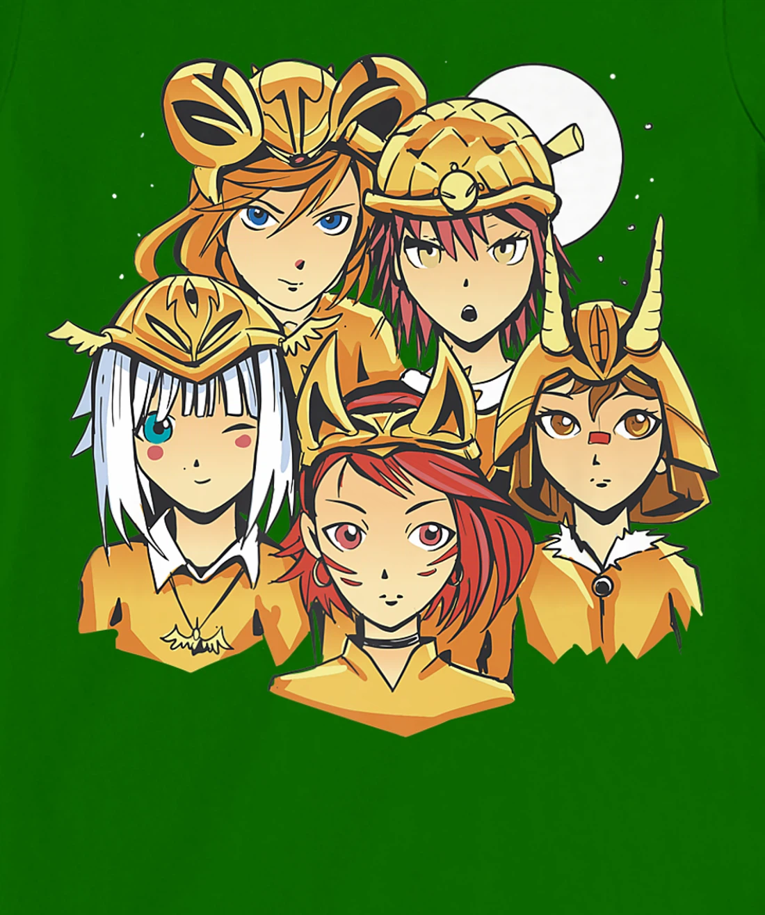 Womens Mythical Otaku Team Fabulous Anime Squad Aesthetic Art T-Shirt, Kid T-Shirt and Women T-Shirt