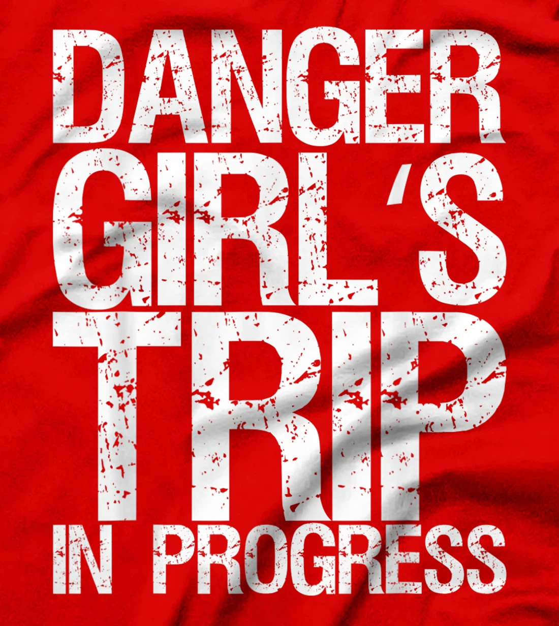 Danger Girl's Trip In Progress T-Shirt, Women T-Shirt