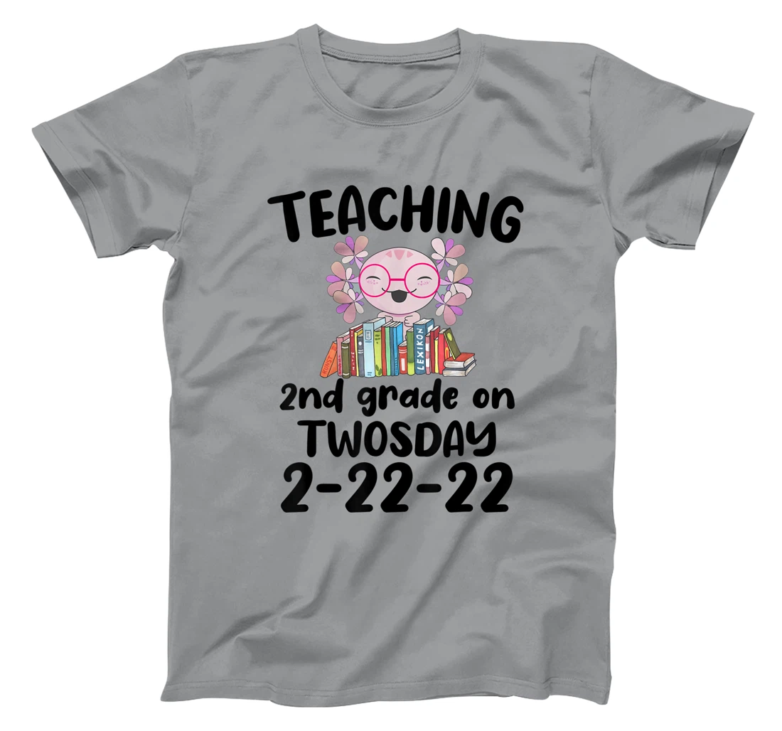 Womens Teaching 2ND Grade On Twosday February 22nd 2022 100 Days T-Shirt, Kid T-Shirt and Women T-Shirt