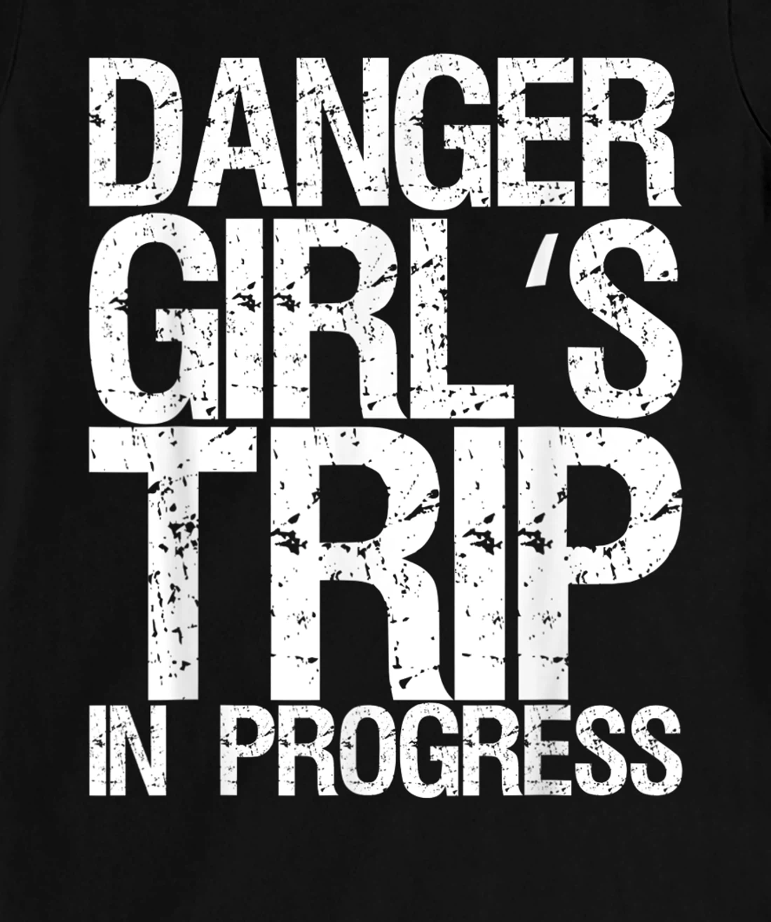 Danger Girl's Trip In Progress T-Shirt, Women T-Shirt