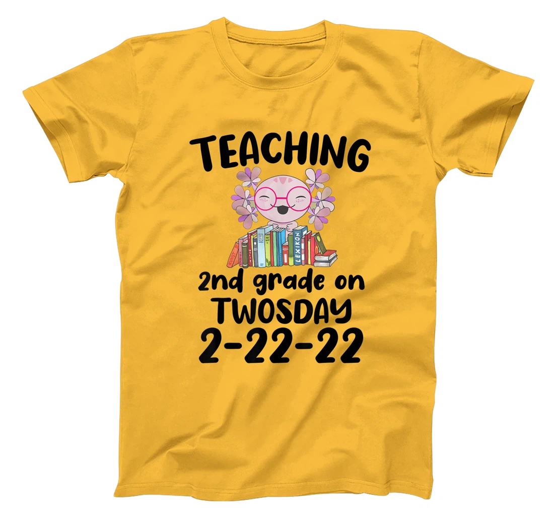 Womens Teaching 2ND Grade On Twosday February 22nd 2022 100 Days T-Shirt, Kid T-Shirt and Women T-Shirt