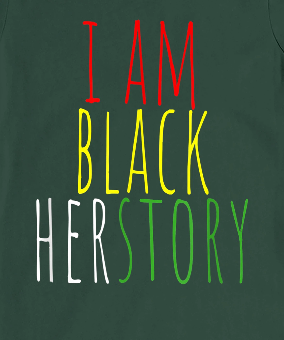 I Am Black Herstory T-Shirt, Kid T-Shirt and Women T-Shirt