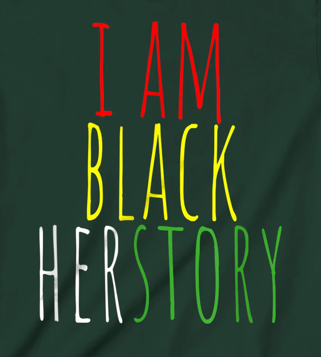 I Am Black Herstory T-Shirt, Kid T-Shirt and Women T-Shirt