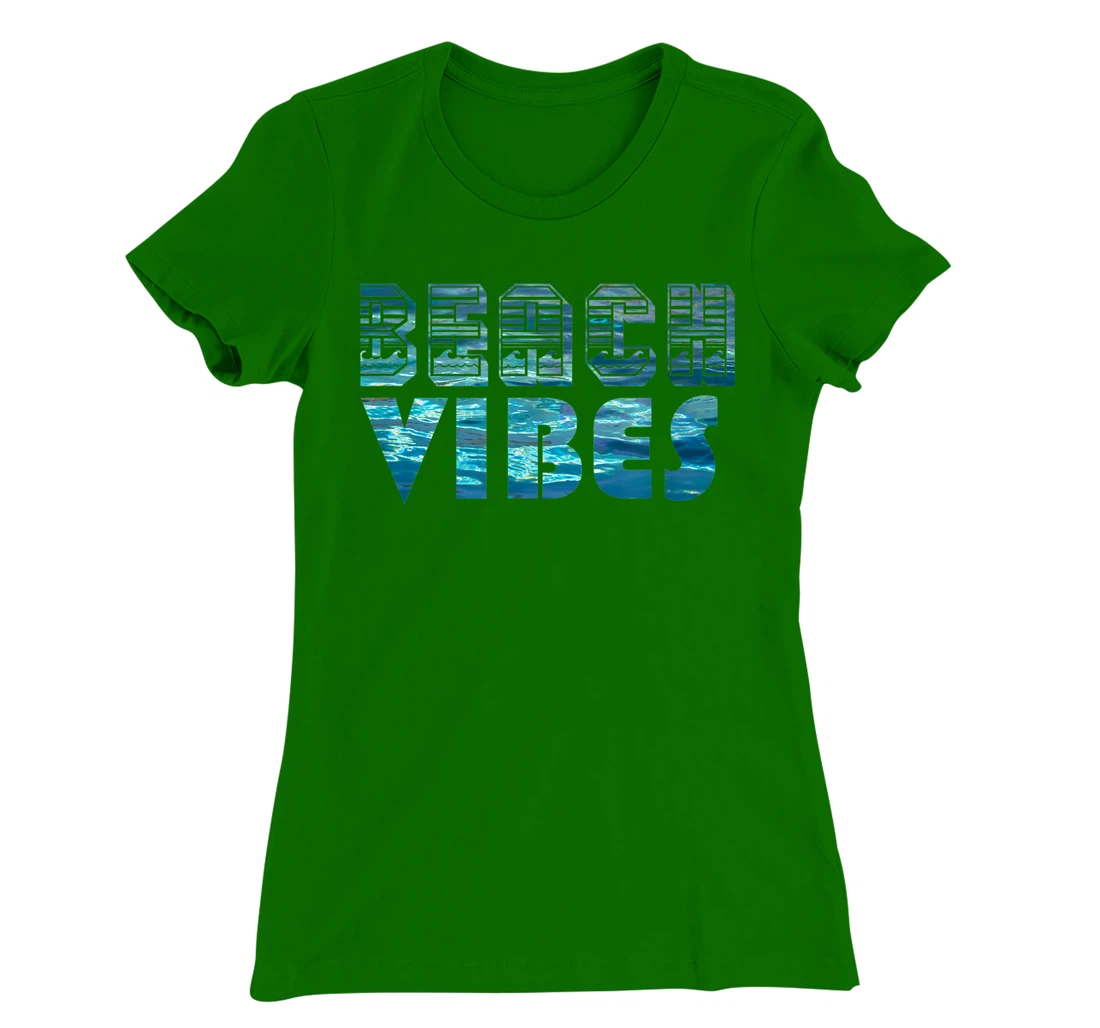 Womens Beach Vibes Funny Beach summer vacation vintage 70s 80s T-Shirt, Kid T-Shirt and Women T-Shirt