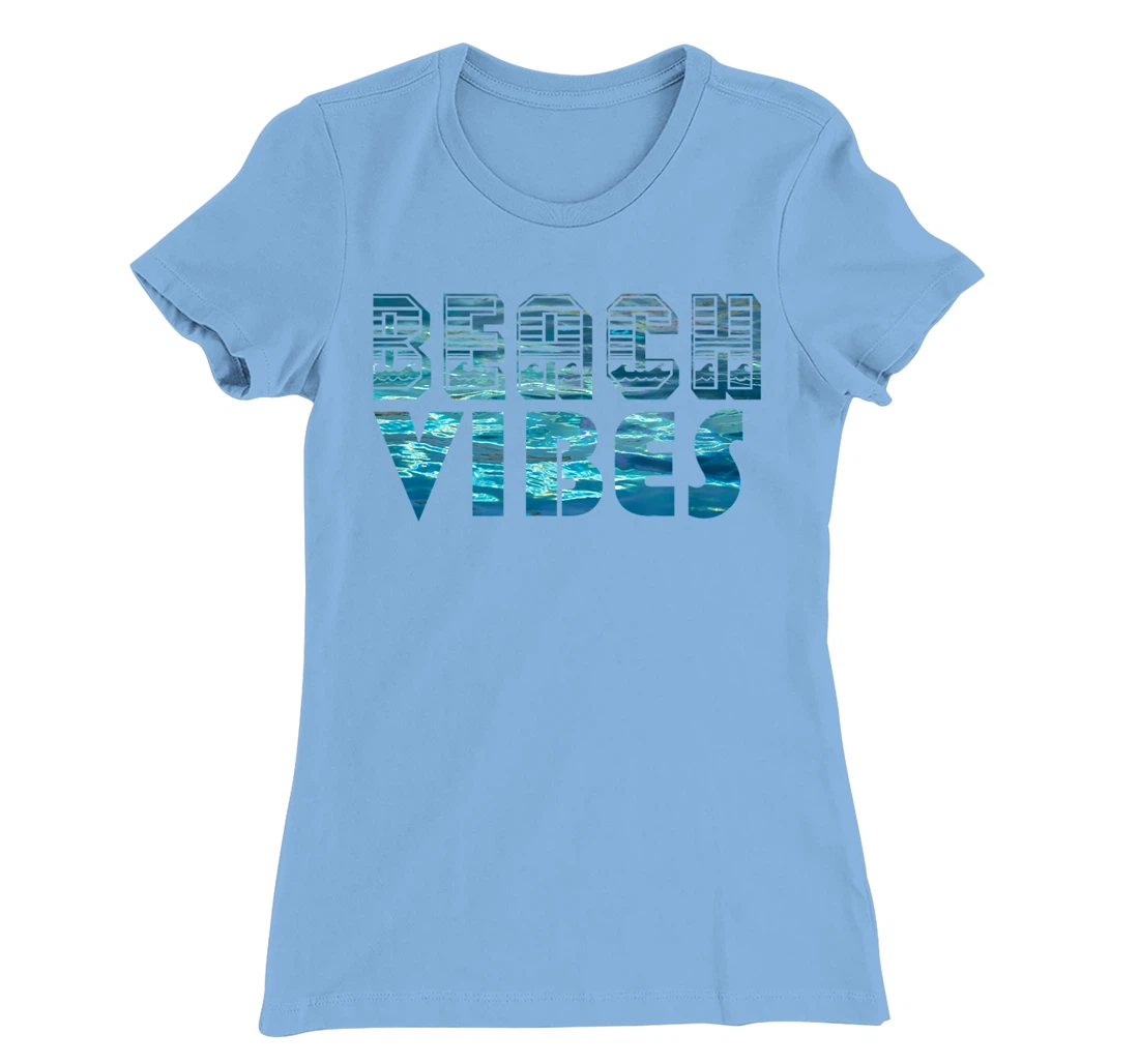 Womens Beach Vibes Funny Beach summer vacation vintage 70s 80s T-Shirt, Kid T-Shirt and Women T-Shirt