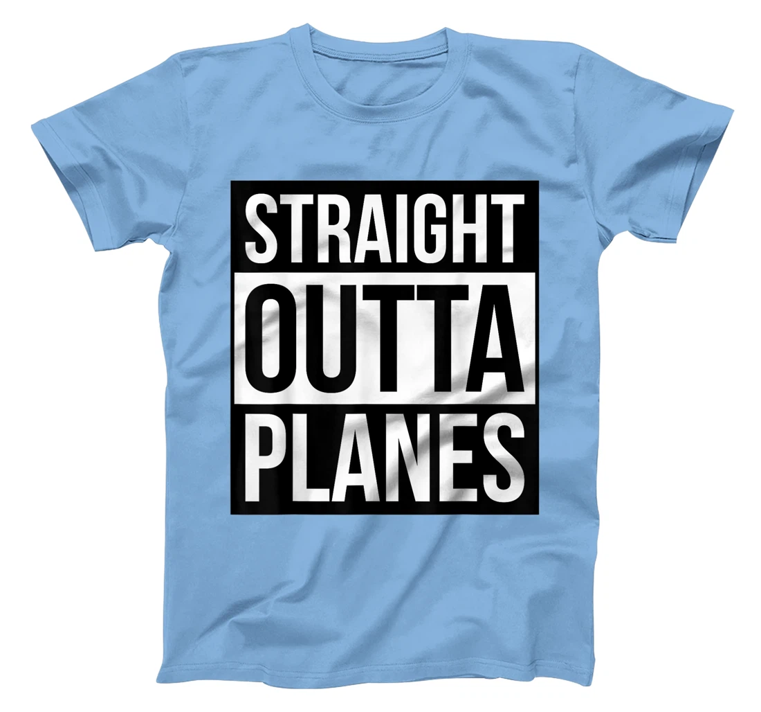 Womens Skydiver Saying Straight Outta Planes Skydiving Parachuting T-Shirt, Women T-Shirt