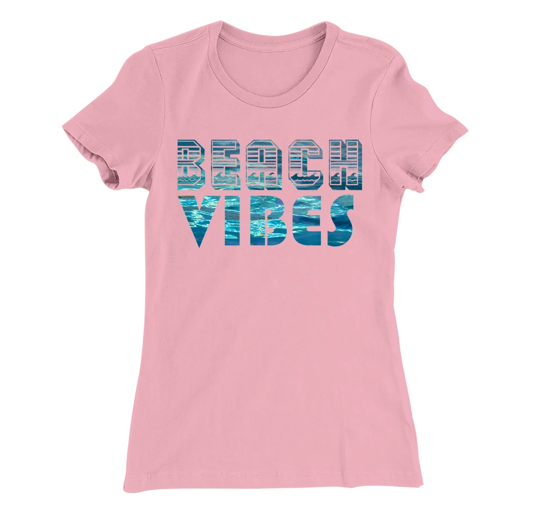 Womens Beach Vibes Funny Beach summer vacation vintage 70s 80s T-Shirt, Kid T-Shirt and Women T-Shirt