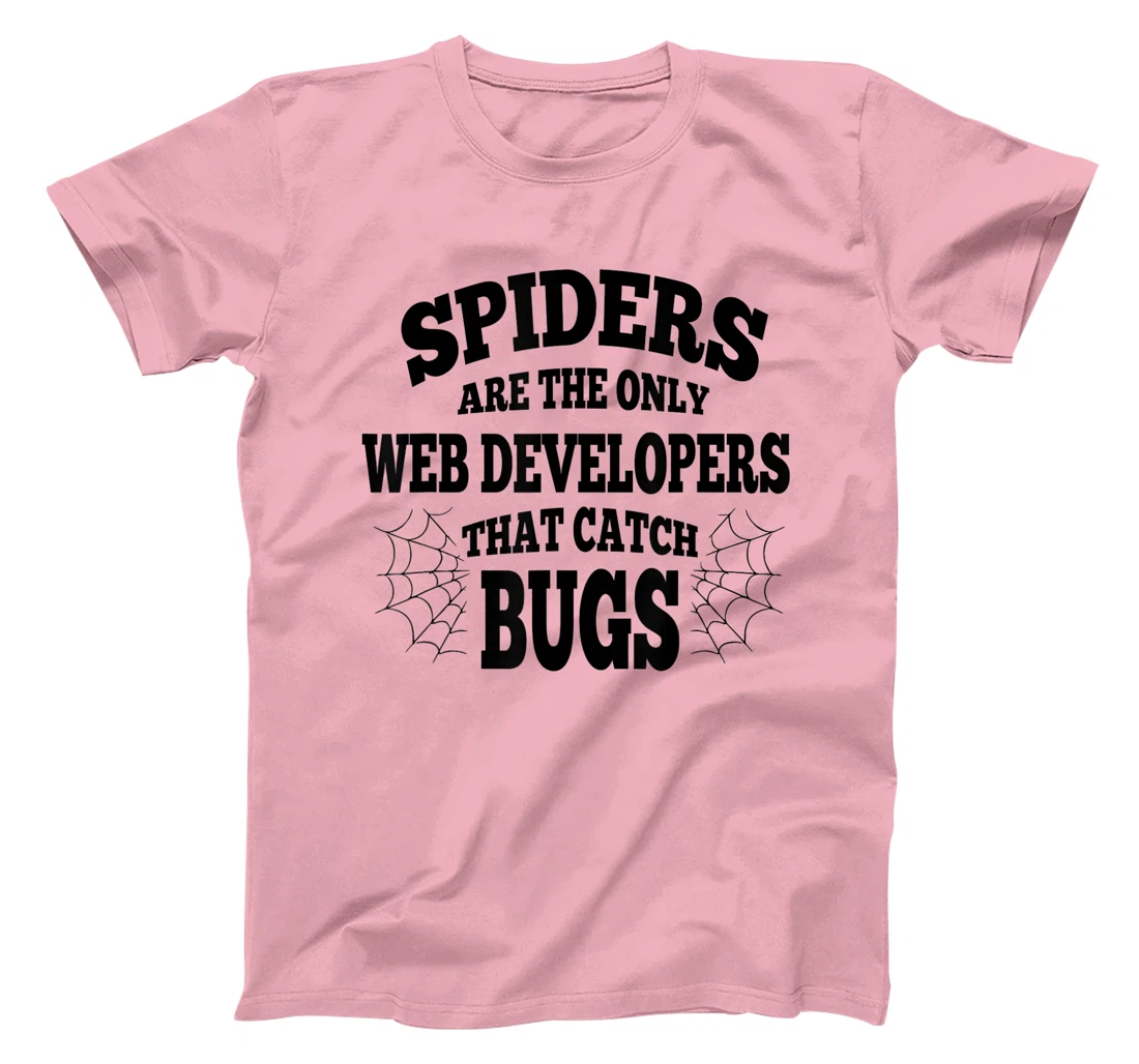 Womens Web Developers That Watch Bug Funny Programmer Coder Coding T-Shirt, Women T-Shirt