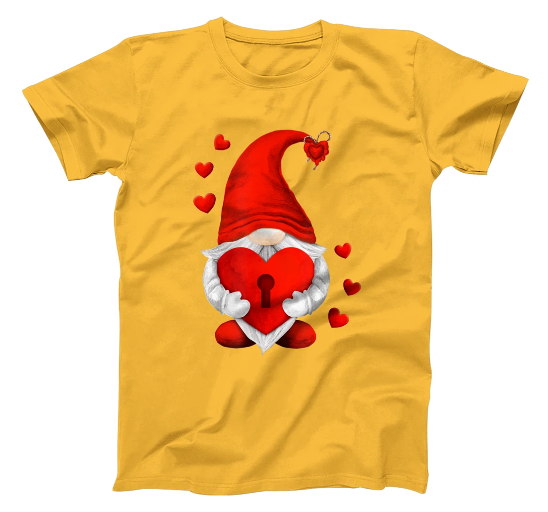 Valentines Day Gnome Decor For Women And Men Cute Love Heart T-Shirt, Women T-Shirt
