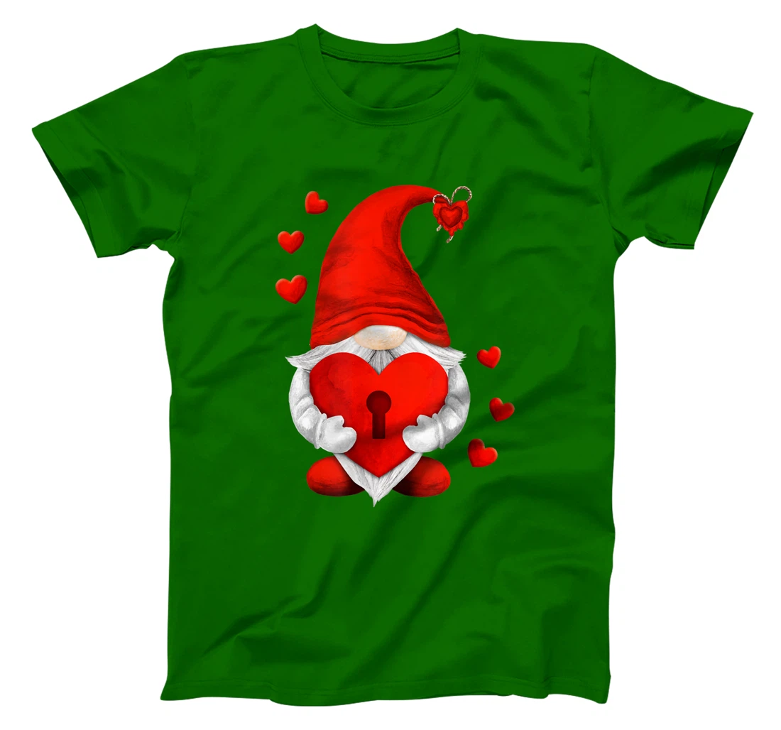 Valentines Day Gnome Decor For Women And Men Cute Love Heart T-Shirt, Women T-Shirt