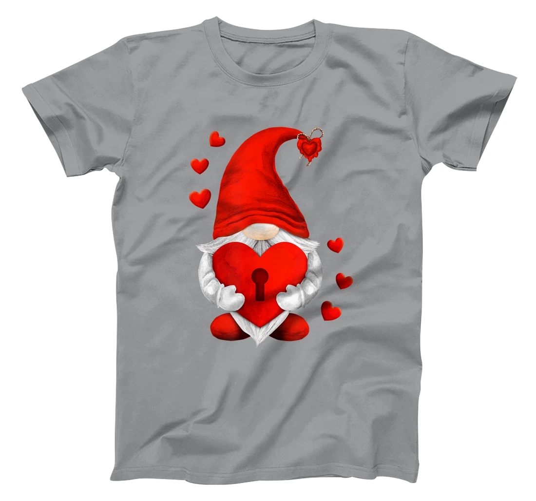 Valentines Day Gnome Decor For Women And Men Cute Love Heart T-Shirt, Women T-Shirt