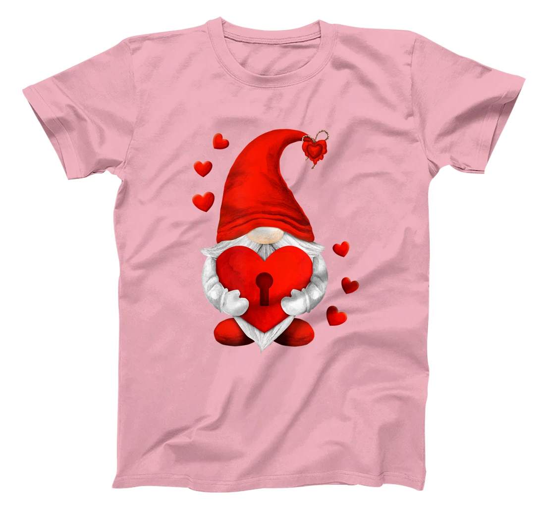 Valentines Day Gnome Decor For Women And Men Cute Love Heart T-Shirt, Women T-Shirt