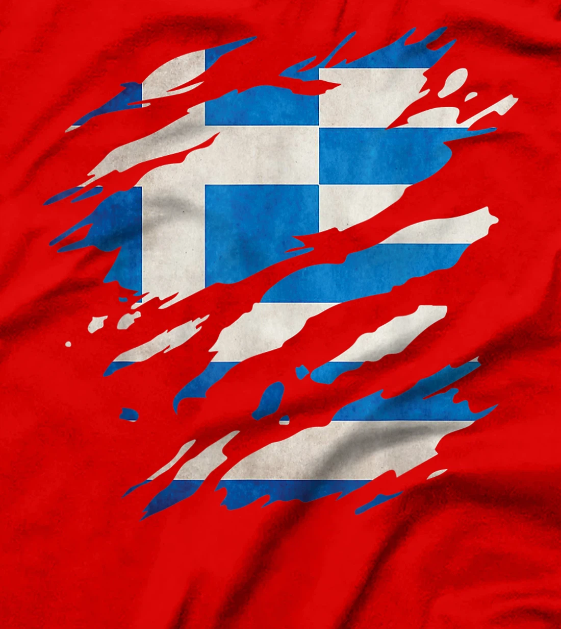 Greece - national flag, scratches, cracks T-Shirt, Kid T-Shirt and Women T-Shirt