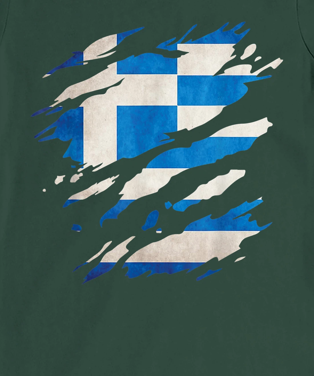 Greece - national flag, scratches, cracks T-Shirt, Kid T-Shirt and Women T-Shirt