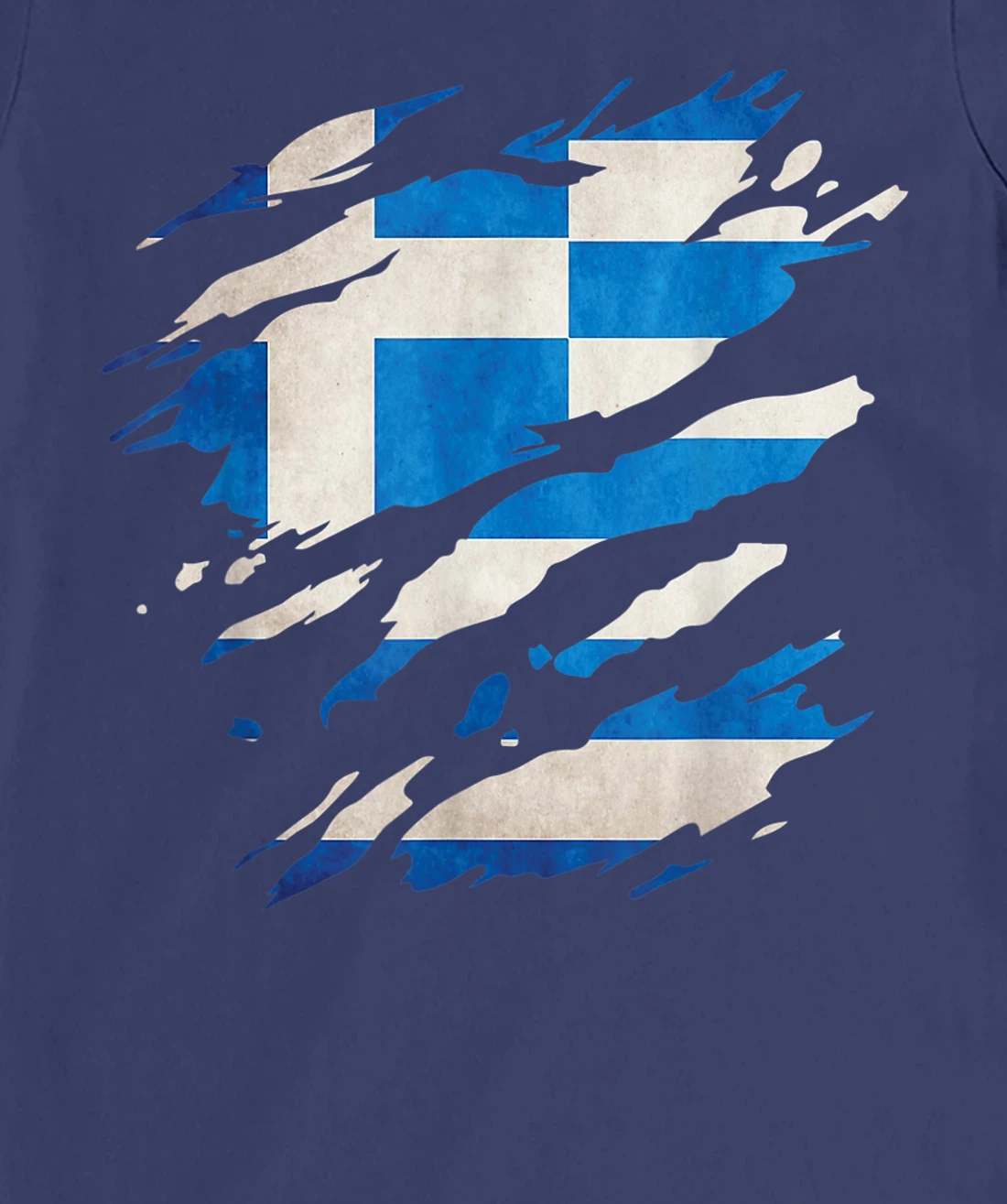 Greece - national flag, scratches, cracks T-Shirt, Kid T-Shirt and Women T-Shirt