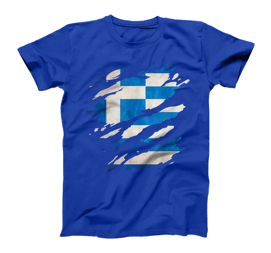 Greece - national flag, scratches, cracks T-Shirt, Kid T-Shirt and Women T-Shirt