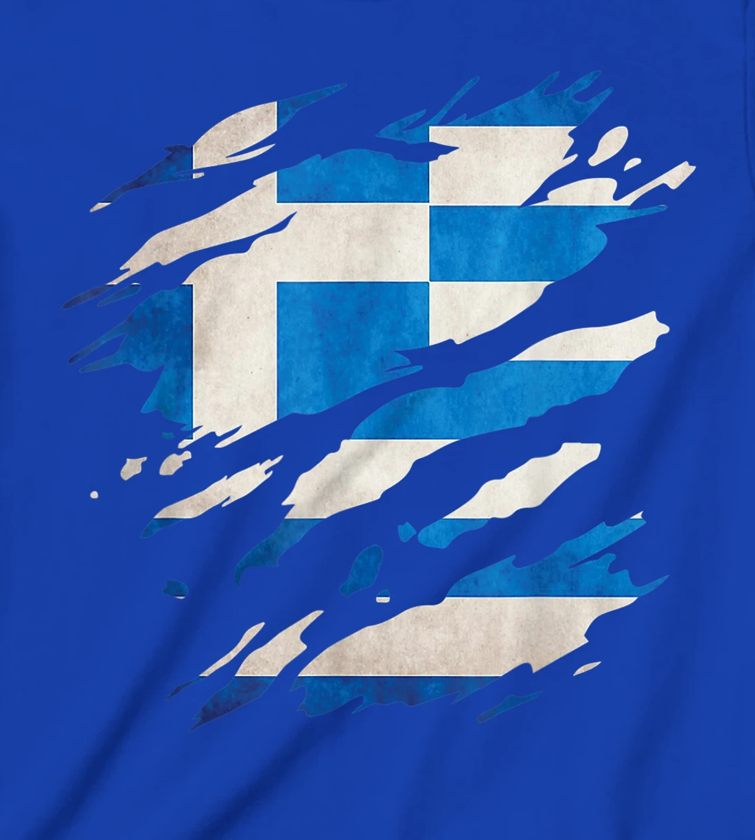 Greece - national flag, scratches, cracks T-Shirt, Kid T-Shirt and Women T-Shirt