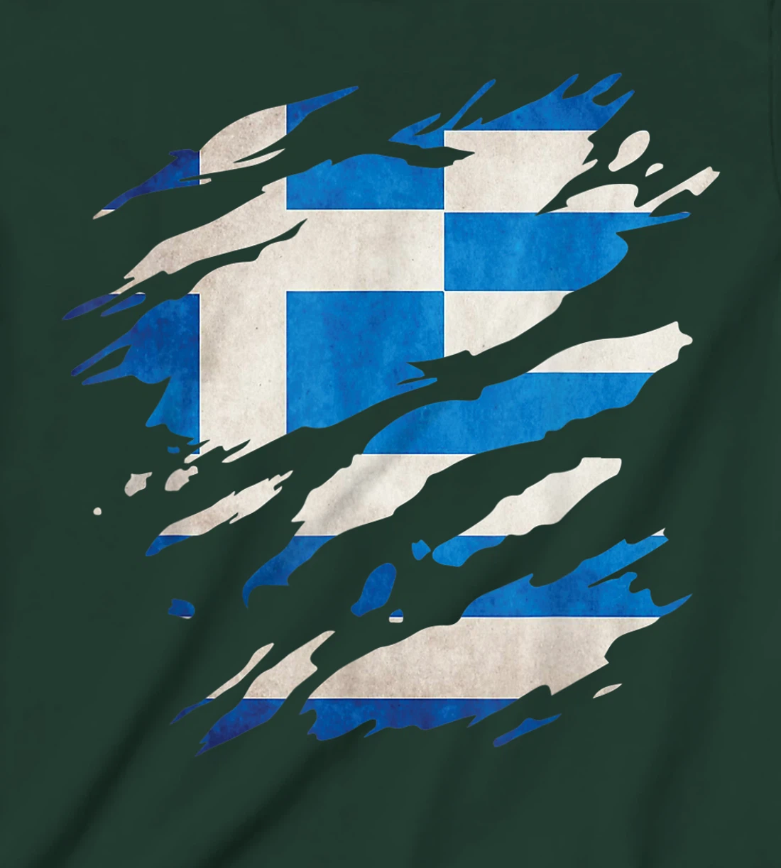 Greece - national flag, scratches, cracks T-Shirt, Kid T-Shirt and Women T-Shirt