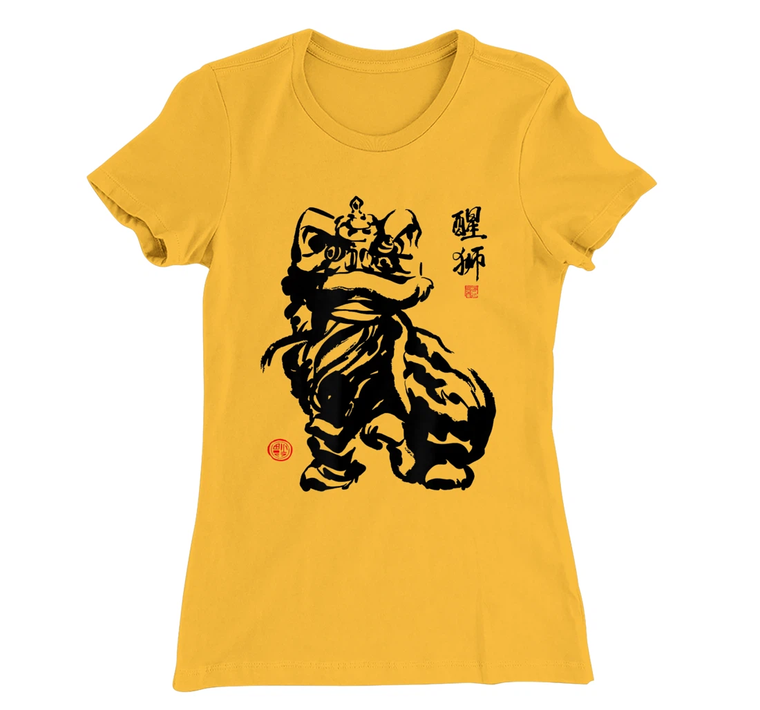 Happy Chinese New Year Lion Dance T-Shirt, Kid T-Shirt and Women T-Shirt