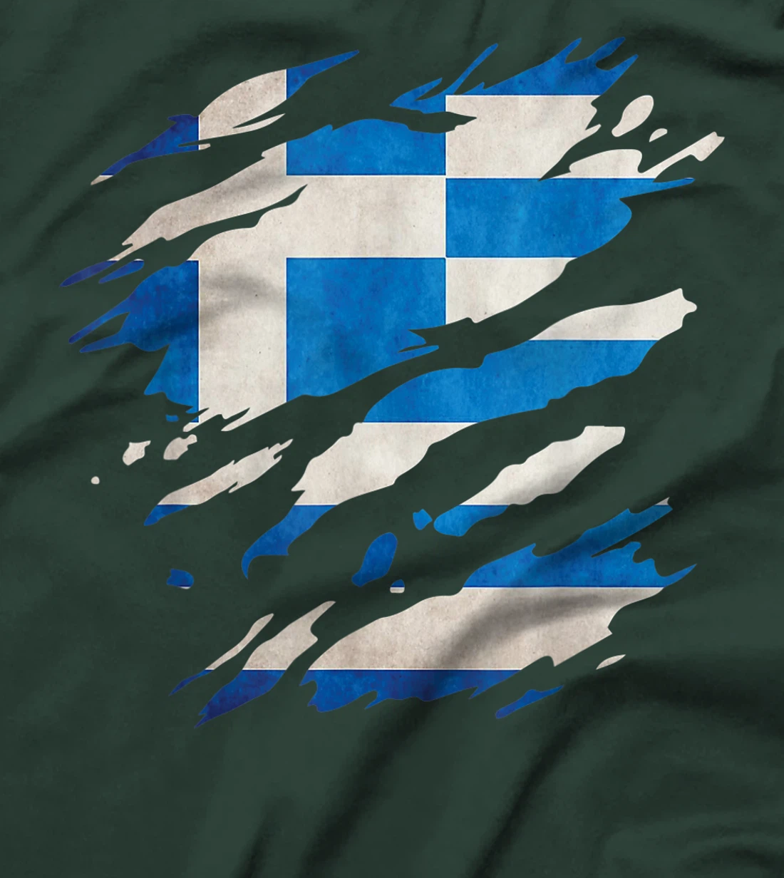 Greece - national flag, scratches, cracks T-Shirt, Kid T-Shirt and Women T-Shirt