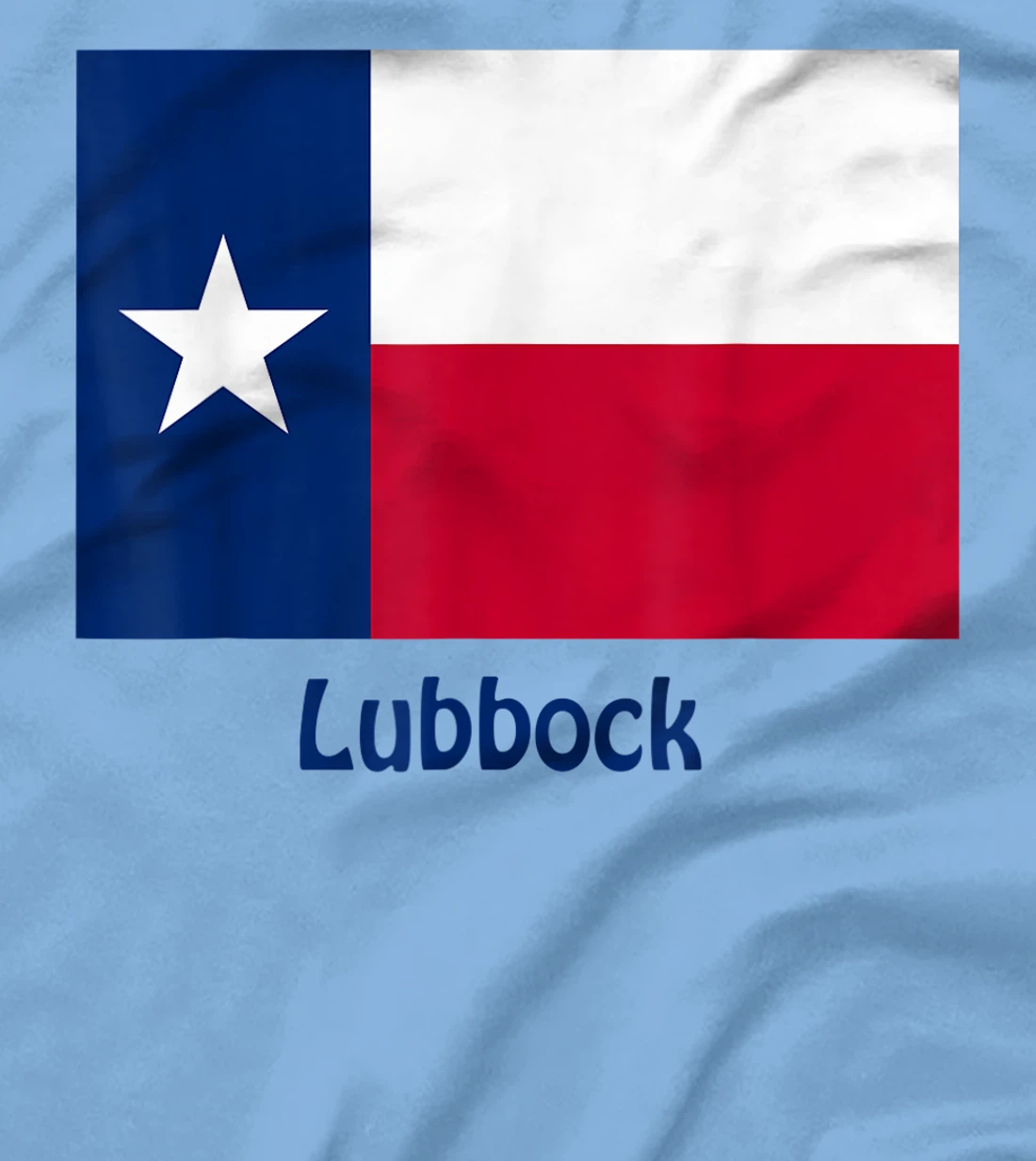 Womens Lubbock Texas USA Flag Souvenir T-Shirt, Kid T-Shirt and Women T-Shirt
