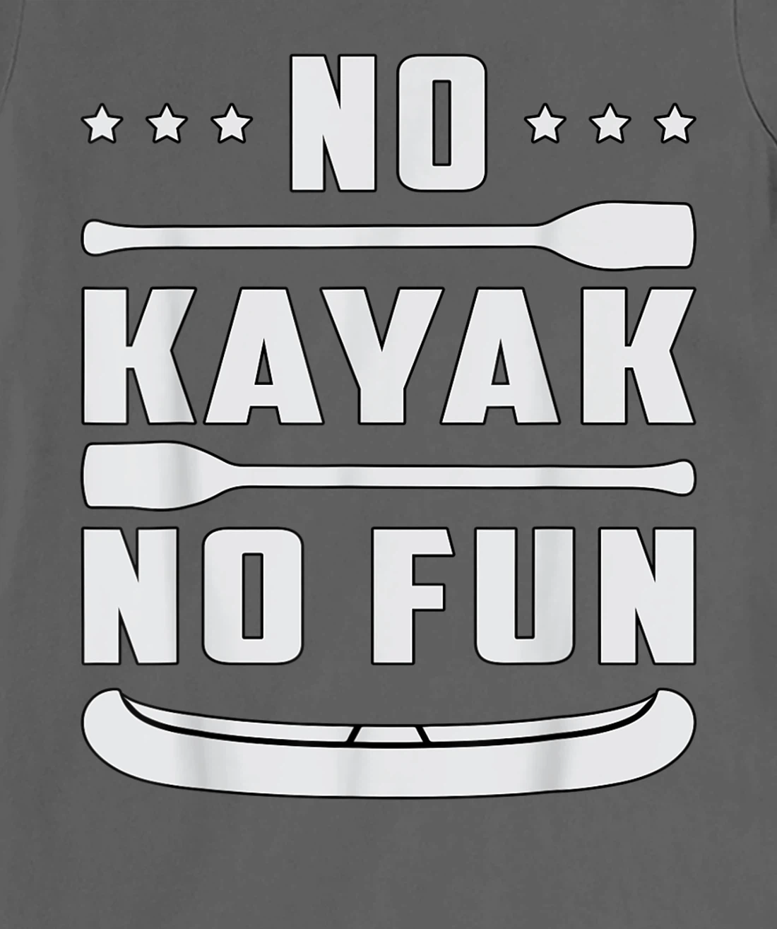 No Kayak No Fun Paddle Kayaking Canoe Paddling Retro Kayak T-Shirt, Women T-Shirt