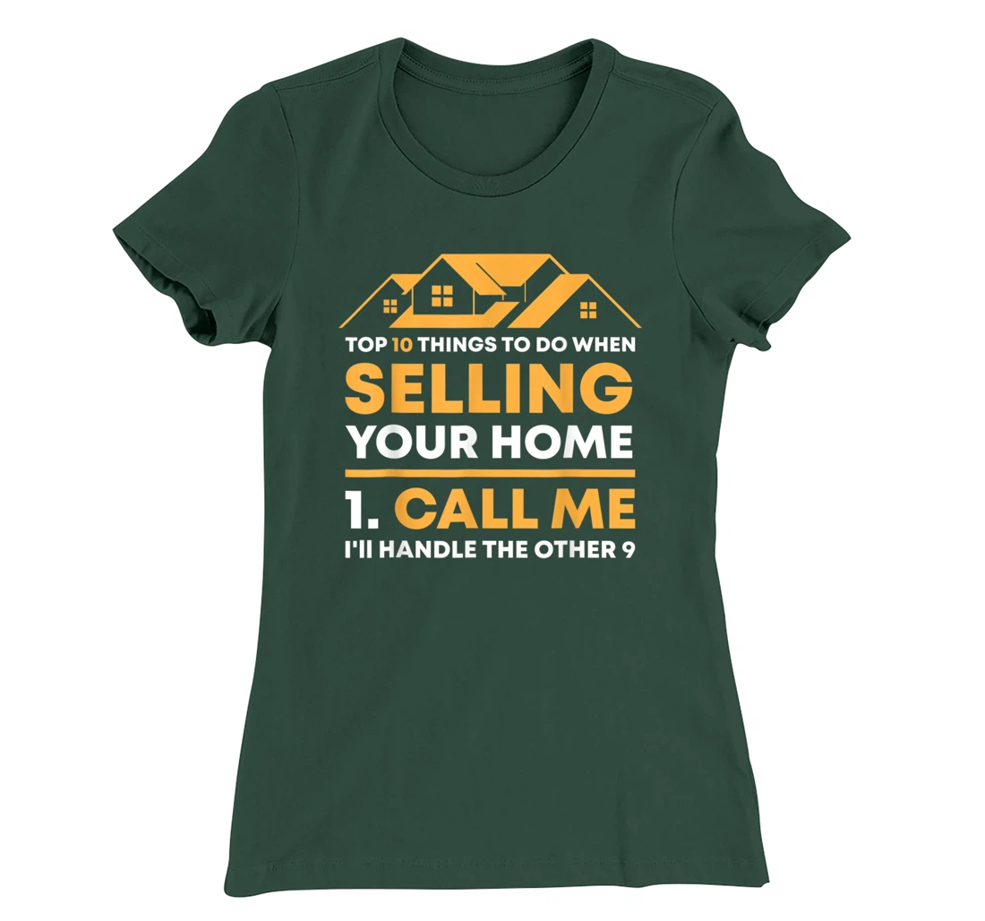 Call Me Real Estate Agent Gift Funny Realtor Investor Broker T-Shirt, Women T-Shirt