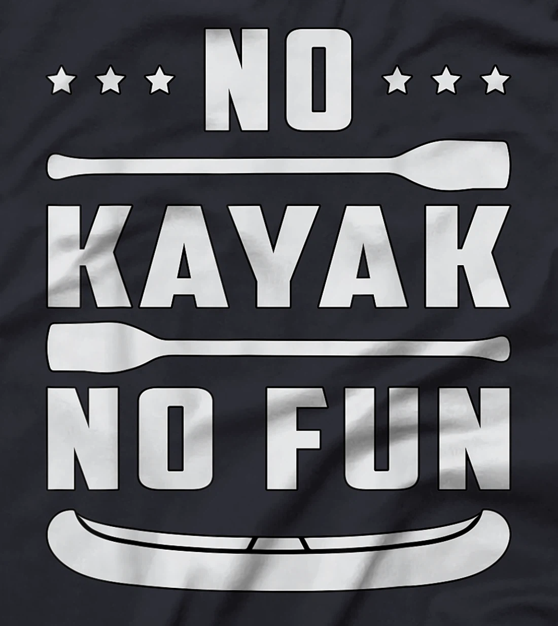 No Kayak No Fun Paddle Kayaking Canoe Paddling Retro Kayak T-Shirt, Women T-Shirt