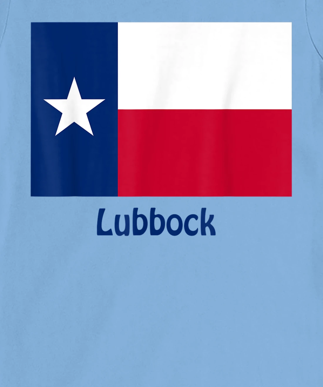 Womens Lubbock Texas USA Flag Souvenir T-Shirt, Kid T-Shirt and Women T-Shirt