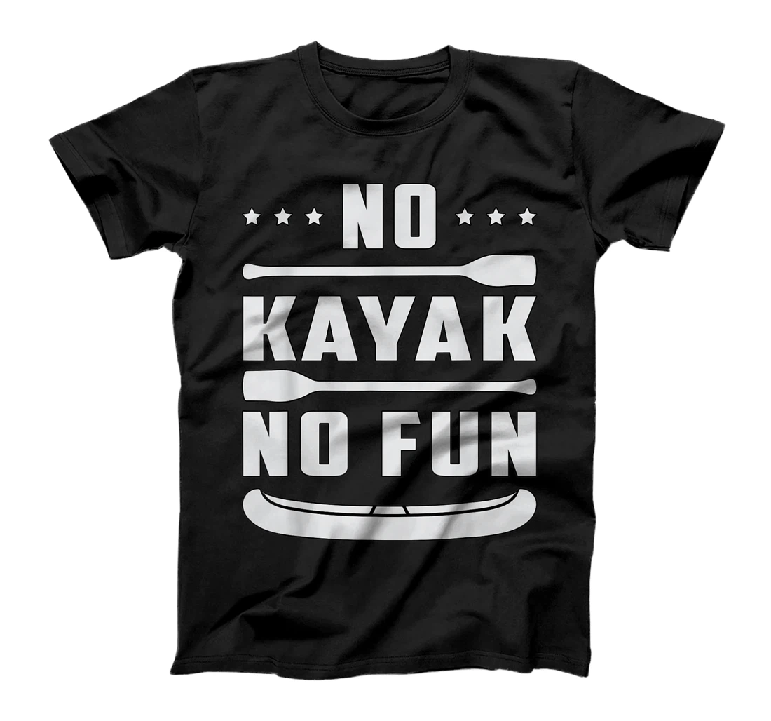 No Kayak No Fun Paddle Kayaking Canoe Paddling Retro Kayak T-Shirt, Women T-Shirt