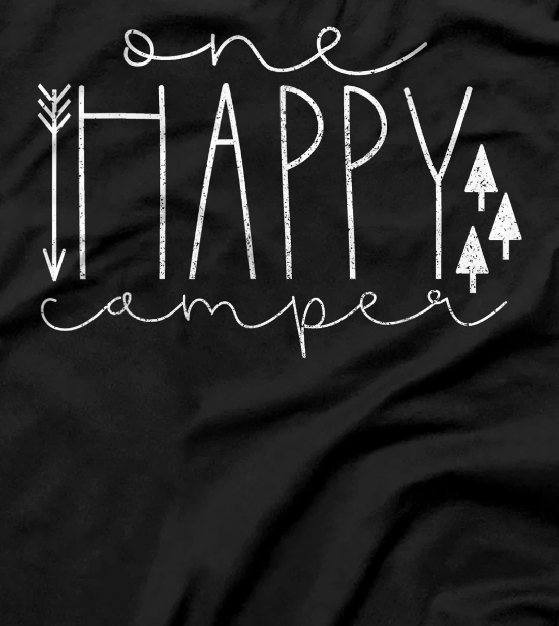 Happy Camping Outdoor Camper T-Shirt, Kid T-Shirt and Women T-Shirt