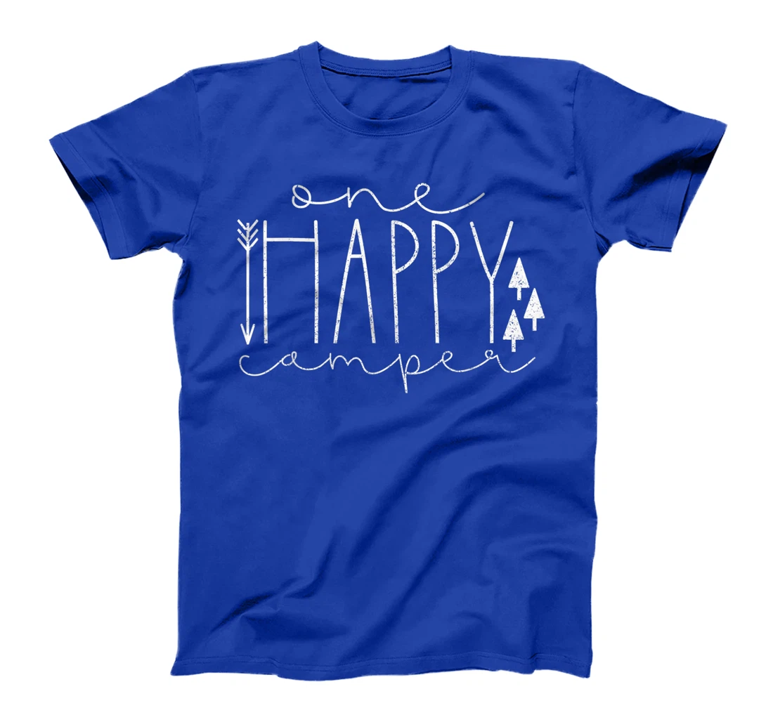 Happy Camping Outdoor Camper T-Shirt, Kid T-Shirt and Women T-Shirt