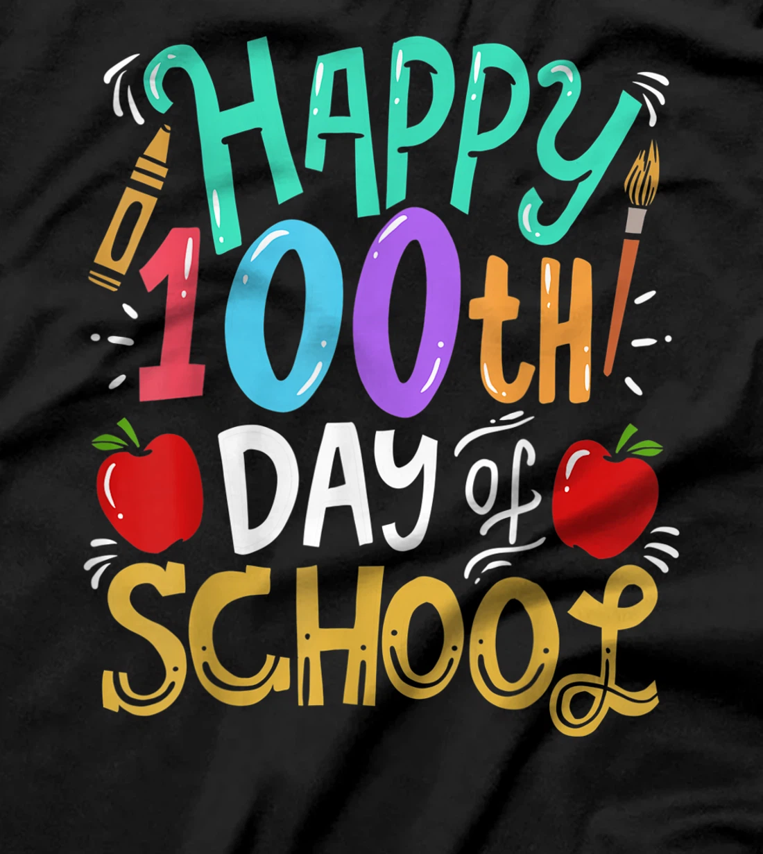 100th Day Of School 100 Days Teacher Student Gift T-Shirt, Kid T-Shirt and Women T-Shirt