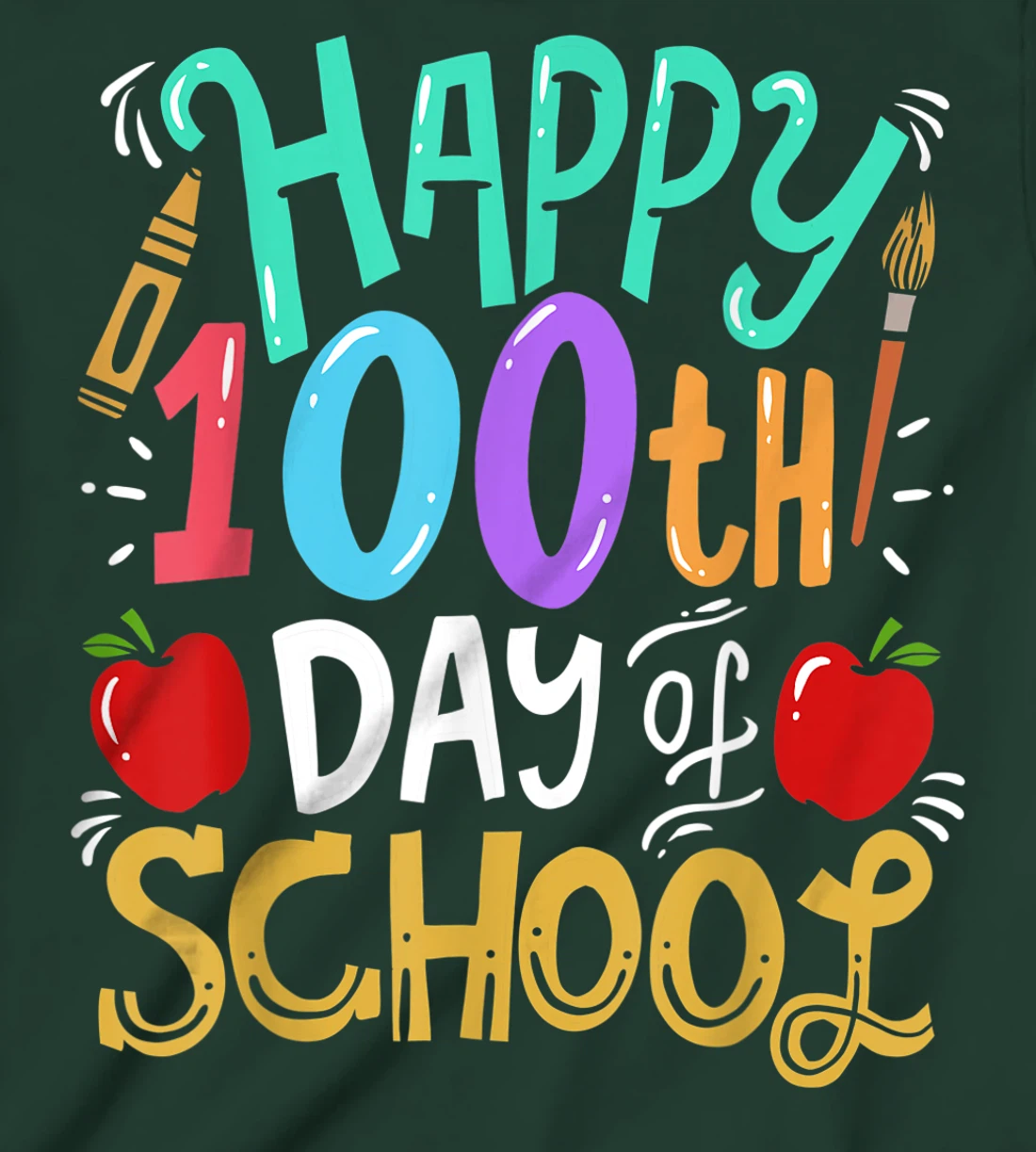 100th Day Of School 100 Days Teacher Student Gift T-Shirt, Kid T-Shirt and Women T-Shirt