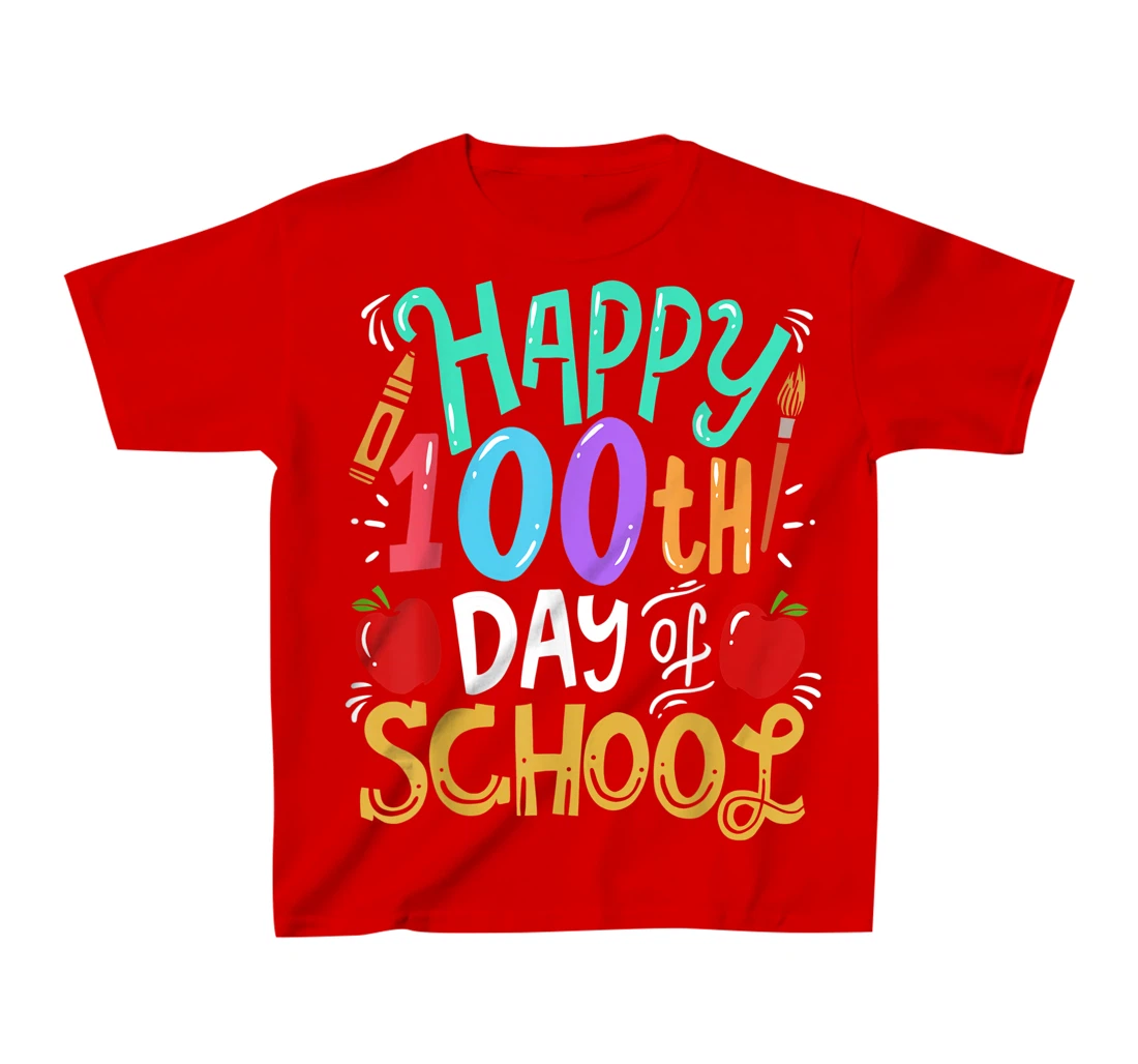 100th Day Of School 100 Days Teacher Student Gift T-Shirt, Kid T-Shirt and Women T-Shirt