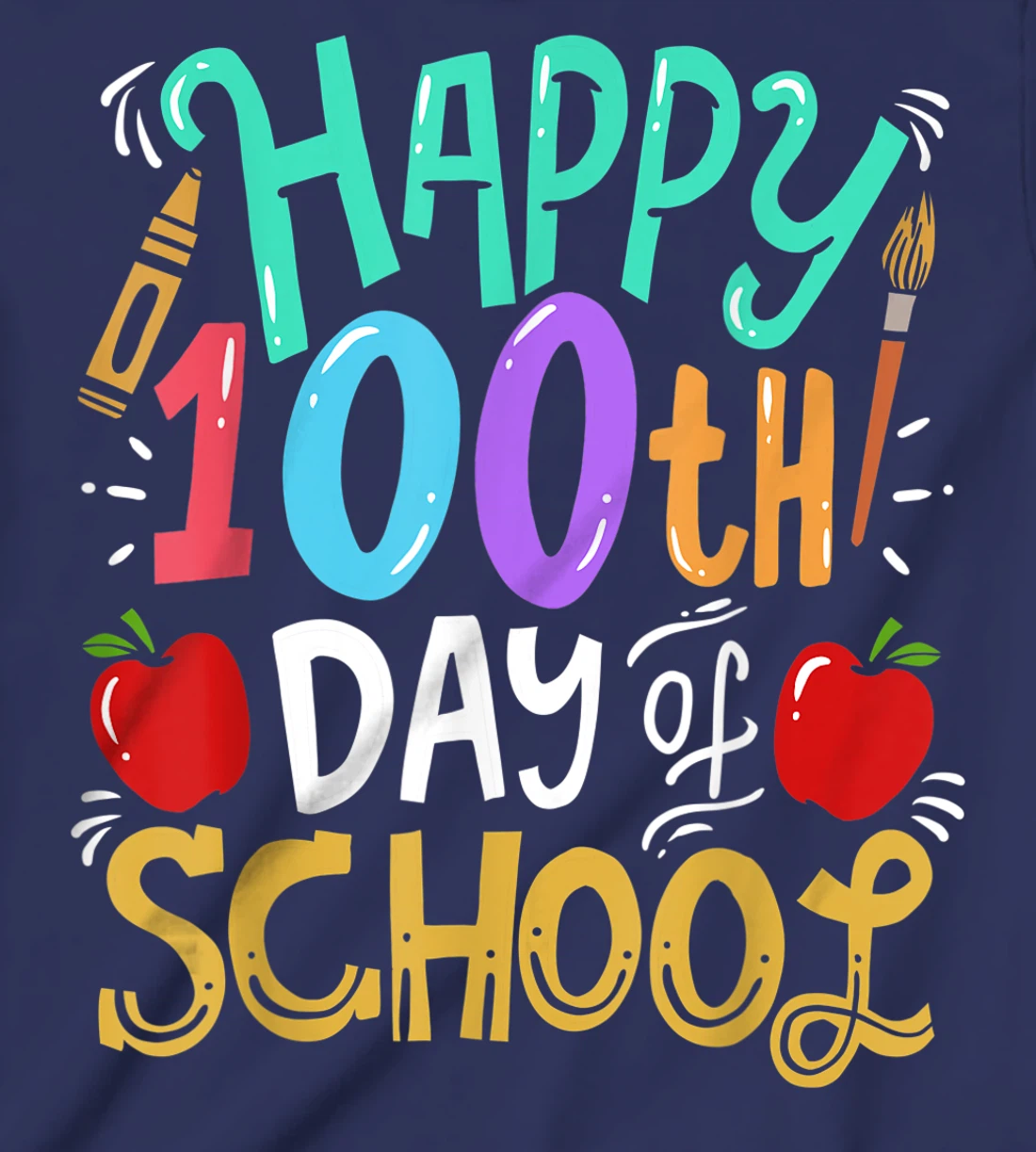 100th Day Of School 100 Days Teacher Student Gift T-Shirt, Kid T-Shirt and Women T-Shirt