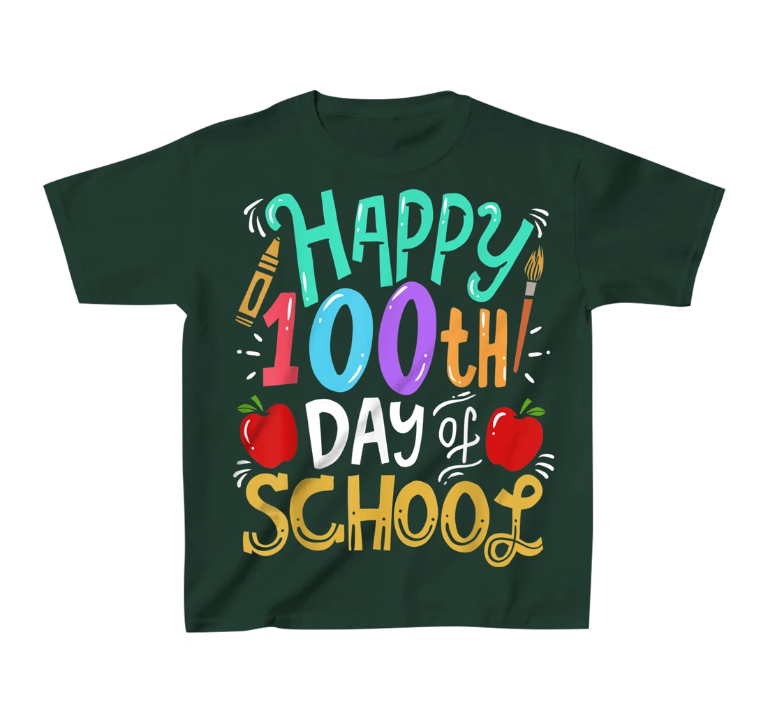 100th Day Of School 100 Days Teacher Student Gift T-Shirt, Kid T-Shirt and Women T-Shirt